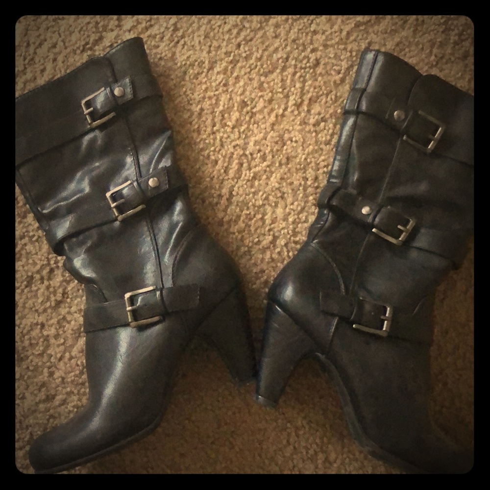 Gently Used Black Nine West Boots